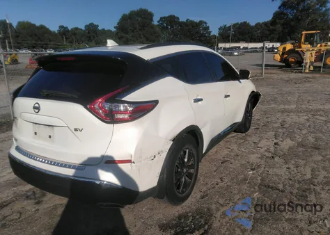 2018 Nissan Murano Sv z USA, uszkodzony, nr VIN 5N1AZ2MG4JN174280